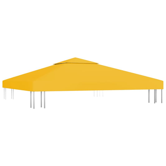 2-Tier Gazebo Top Cover 310 g/m² 3x3 m Yellow 2-Tier Gazebo Top Cover 310 g/m² 3x3 m Yellow