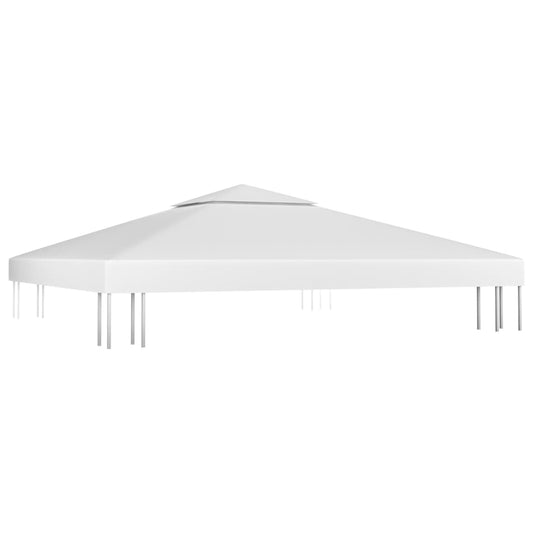 2-Tier Gazebo Top Cover 310 g/m² 3x3 m White 2-Tier Gazebo Top Cover 310 g/m² 3x3 m White