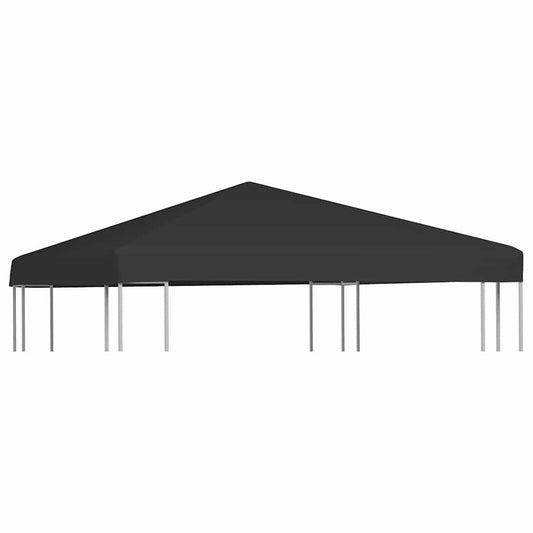312078 vidaXL Gazebo Top Cover 270 g/m² 3x3 m Black 312078 vidaXL Gazebo Top Cover 270 g/m² 3x3 m Black