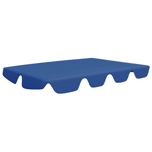Replacement Canopy for Garden Swing Blue 188/168x145/110 cm Replacement Canopy for Garden Swing Blue 188/168x145/110 cm