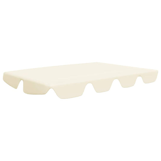 Replacement Canopy for Garden Swing Cream 150/130x105/70 cm Replacement Canopy for Garden Swing Cream 150/130x105/70 cm