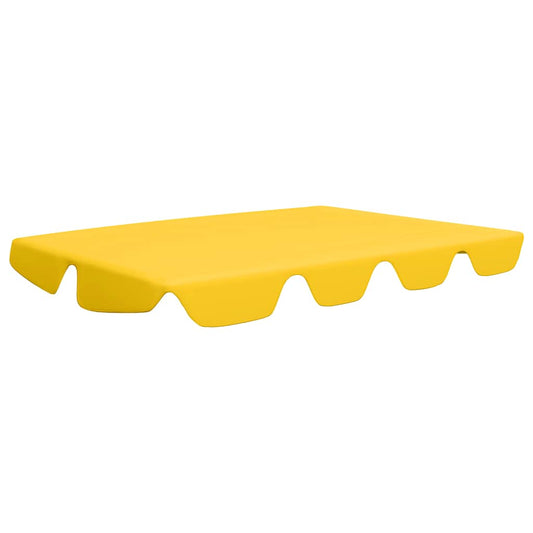 Replacement Canopy for Garden Swing Yellow 150/130x105/70 cm Replacement Canopy for Garden Swing Yellow 150/130x105/70 cm