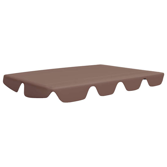 Replacement Canopy for Garden Swing Brown 150/130x105/70 cm Replacement Canopy for Garden Swing Brown 150/130x105/70 cm