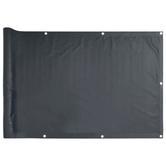 Balcony Screen Anthracite 75x500 cm Oxford Fabric Balcony Screen Anthracite 75x500 cm Oxford Fabric