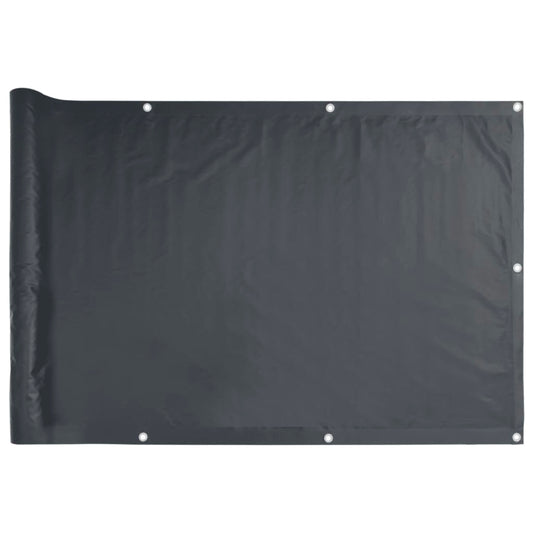 Balcony Screen Anthracite 90x300 cm Oxford Fabric Balcony Screen Anthracite 90x300 cm Oxford Fabric