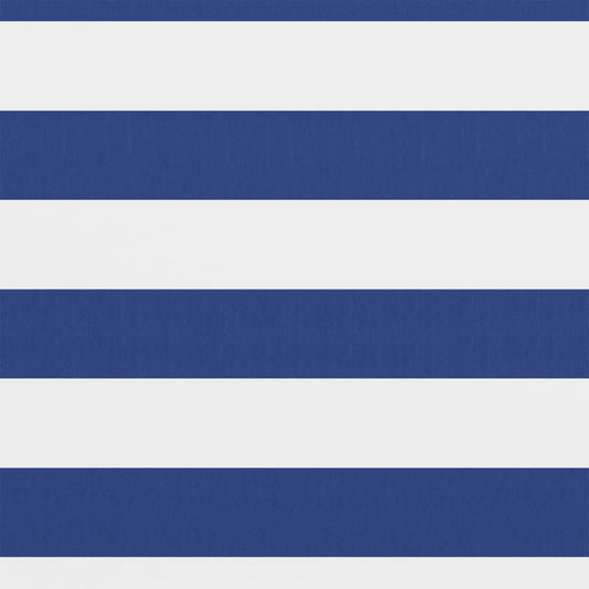 Balcony Screen White and Blue 75x500 cm Oxford Fabric Balcony Screen White and Blue 75x500 cm Oxford Fabric
