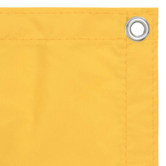 Balcony Screen Yellow 120x300 cm Oxford Fabric Balcony Screen Yellow 120x300 cm Oxford Fabric