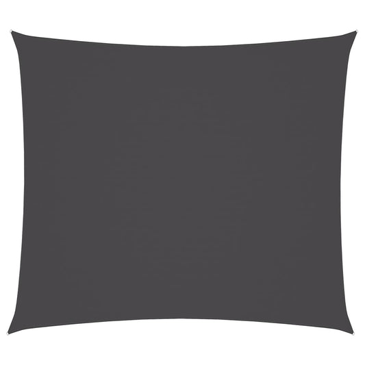 Sunshade Sail Oxford Fabric Rectangular 2x2.5 m Anthracite Sunshade Sail Oxford Fabric Rectangular 2x2.5 m Anthracite