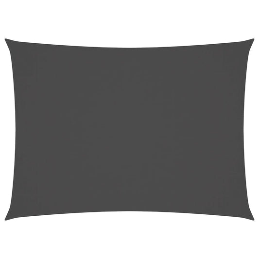 Sunshade Sail Oxford Fabric Rectangular 2x3.5 m Anthracite Sunshade Sail Oxford Fabric Rectangular 2x3.5 m Anthracite