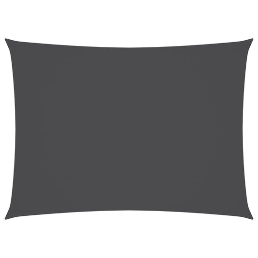 Sunshade Sail Oxford Fabric Rectangular 2.5x4 m Anthracite Sunshade Sail Oxford Fabric Rectangular 2.5x4 m Anthracite