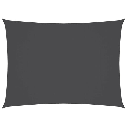 Sunshade Sail Oxford Fabric Rectangular 2.5x4.5 m Anthracite Sunshade Sail Oxford Fabric Rectangular 2.5x4.5 m Anthracite