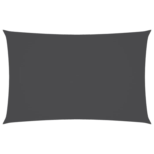 Sunshade Sail Oxford Fabric Rectangular 2.5x5 m Anthracite Sunshade Sail Oxford Fabric Rectangular 2.5x5 m Anthracite