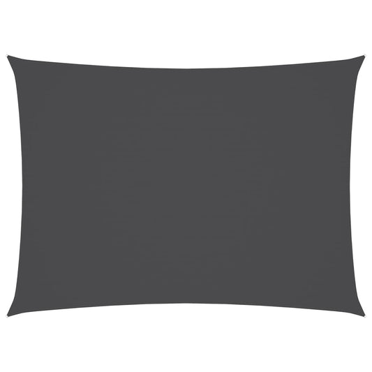 Sunshade Sail Oxford Fabric Rectangular 3x4.5 m Anthracite Sunshade Sail Oxford Fabric Rectangular 3x4.5 m Anthracite