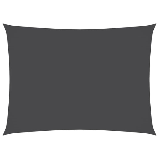 Sunshade Sail Oxford Fabric Rectangular 3x5 m Anthracite Sunshade Sail Oxford Fabric Rectangular 3x5 m Anthracite