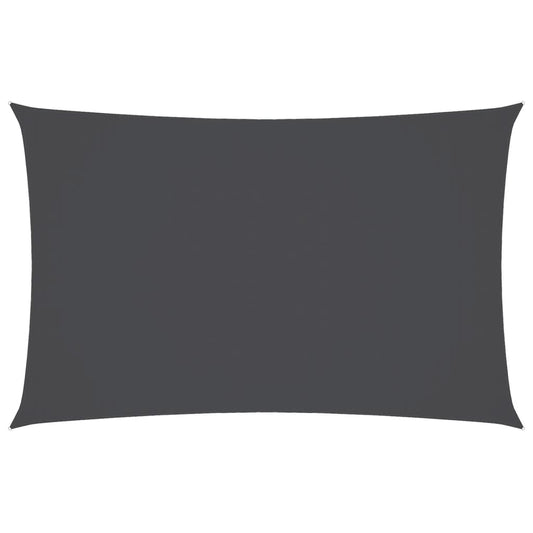 Sunshade Sail Oxford Fabric Rectangular 3x6 m Anthracite Sunshade Sail Oxford Fabric Rectangular 3x6 m Anthracite