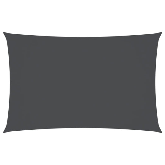 Sunshade Sail Oxford Fabric Rectangular 3.5x5 m Anthracite Sunshade Sail Oxford Fabric Rectangular 3.5x5 m Anthracite