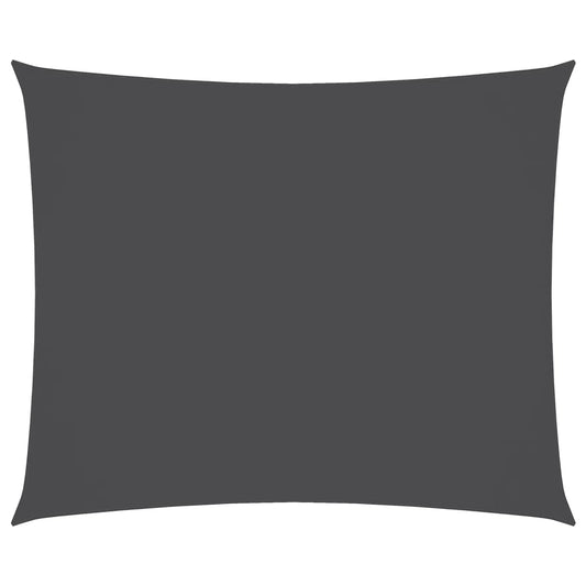 Sunshade Sail Oxford Fabric Rectangular 4x5 m Anthracite Sunshade Sail Oxford Fabric Rectangular 4x5 m Anthracite