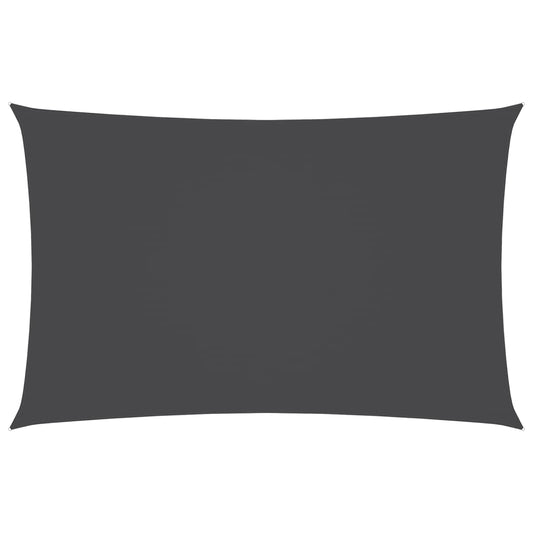 Sunshade Sail Oxford Fabric Rectangular 4x7 m Anthracite Sunshade Sail Oxford Fabric Rectangular 4x7 m Anthracite