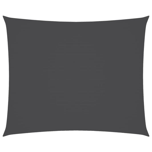 Sunshade Sail Oxford Fabric Rectangular 5x6 m Anthracite Sunshade Sail Oxford Fabric Rectangular 5x6 m Anthracite