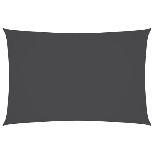 Sunshade Sail Oxford Fabric Rectangular 5x7 m Anthracite Sunshade Sail Oxford Fabric Rectangular 5x7 m Anthracite