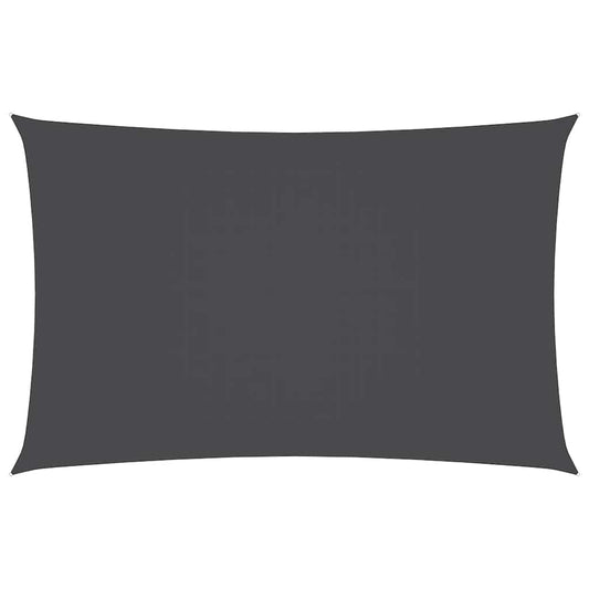 Sunshade Sail Oxford Fabric Rectangular 5x8 m Anthracite Sunshade Sail Oxford Fabric Rectangular 5x8 m Anthracite