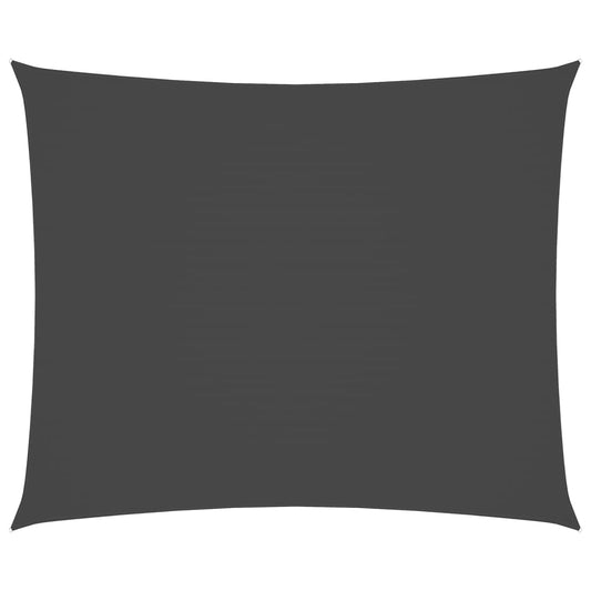 Sunshade Sail Oxford Fabric Rectangular 6x7 m Anthracite Sunshade Sail Oxford Fabric Rectangular 6x7 m Anthracite