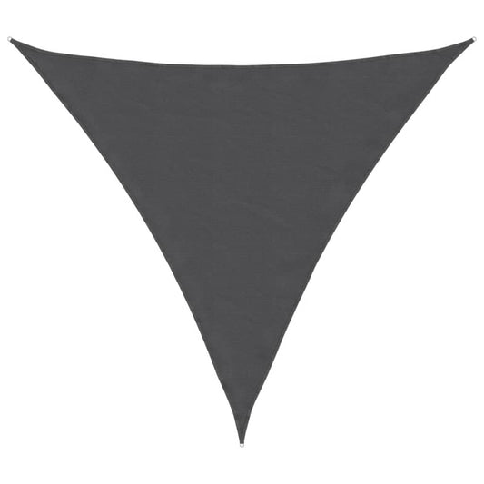 Sunshade Sail Oxford Fabric Triangular 3x3x3 m Anthracite Sunshade Sail Oxford Fabric Triangular 3x3x3 m Anthracite