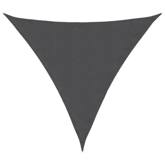 Sunshade Sail Oxford Fabric Triangular 4x4x4 m Anthracite Sunshade Sail Oxford Fabric Triangular 4x4x4 m Anthracite