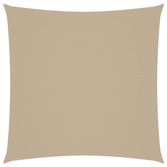 Sunshade Sail Oxford Fabric Square 4x4 m Beige Sunshade Sail Oxford Fabric Square 4x4 m Beige
