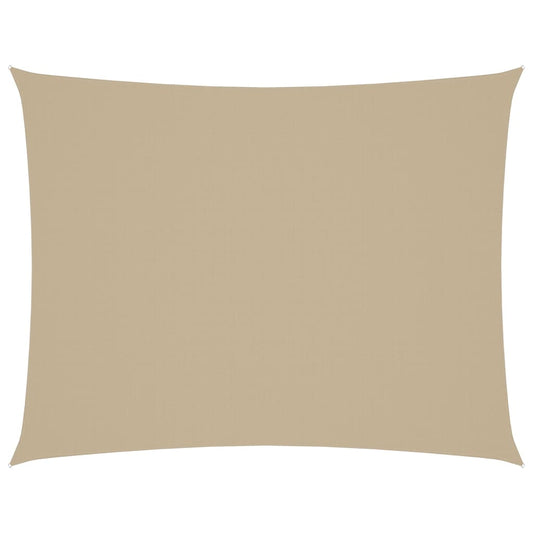 Sunshade Sail Oxford Fabric Rectangular 2x3 m Beige Sunshade Sail Oxford Fabric Rectangular 2x3 m Beige