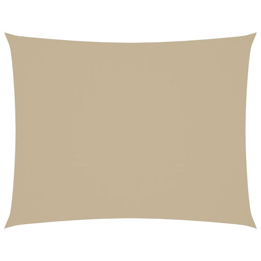Sunshade Sail Oxford Fabric Rectangular 2x3.5 m Beige Sunshade Sail Oxford Fabric Rectangular 2x3.5 m Beige