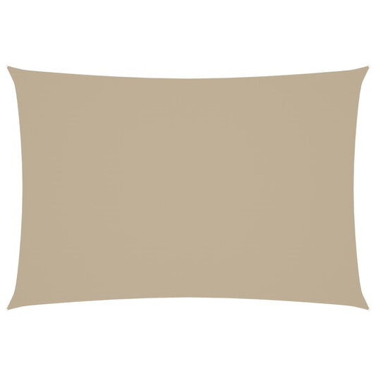 Sunshade Sail Oxford Fabric Rectangular 2.5x4.5 m Beige Sunshade Sail Oxford Fabric Rectangular 2.5x4.5 m Beige