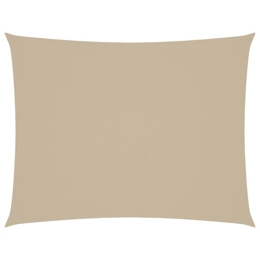 Sunshade Sail Oxford Fabric Rectangular 3x4.5 m Beige Sunshade Sail Oxford Fabric Rectangular 3x4.5 m Beige