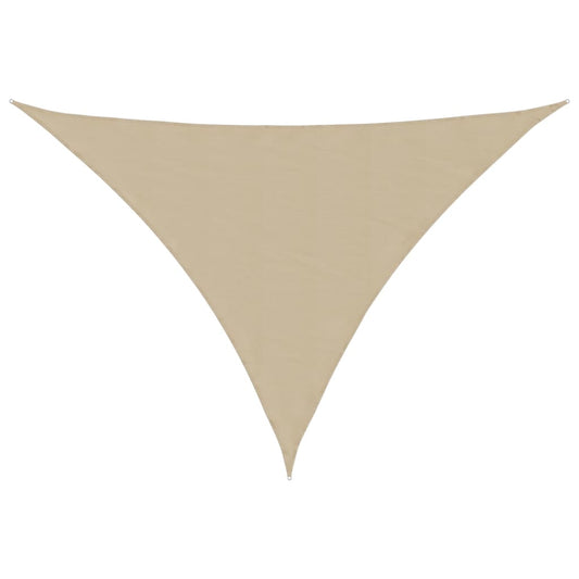 Sunshade Sail Oxford Fabric Triangular 3x4x4 m Beige Sunshade Sail Oxford Fabric Triangular 3x4x4 m Beige
