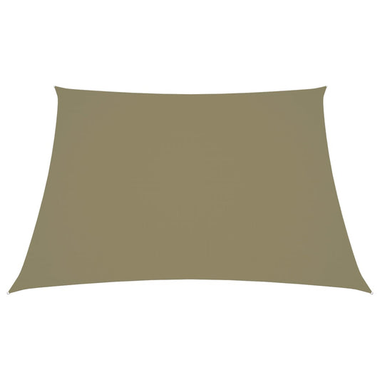 Sunshade Sail Oxford Fabric Trapezium 2/4x3 m Beige Sunshade Sail Oxford Fabric Trapezium 2/4x3 m Beige
