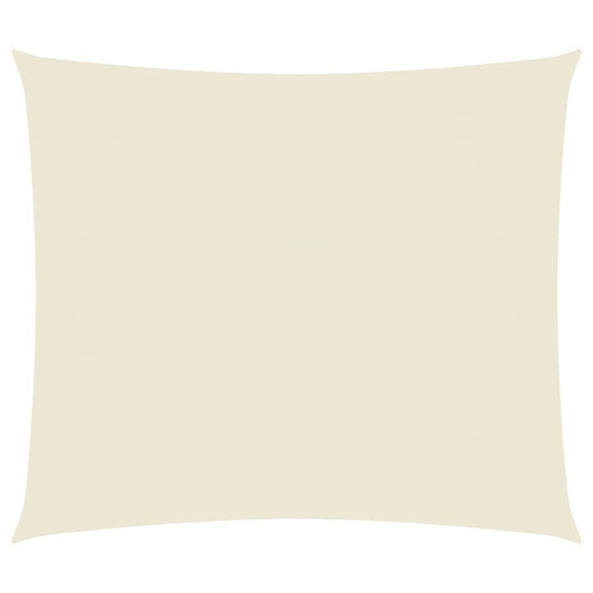 Sunshade Sail Oxford Fabric Rectangular 2x2.5 m Cream Sunshade Sail Oxford Fabric Rectangular 2x2.5 m Cream