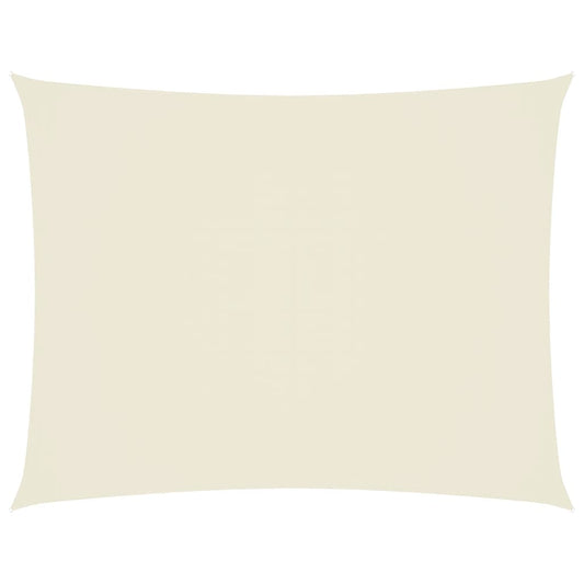 Sunshade Sail Oxford Fabric Rectangular 2x3.5 m Cream Sunshade Sail Oxford Fabric Rectangular 2x3.5 m Cream