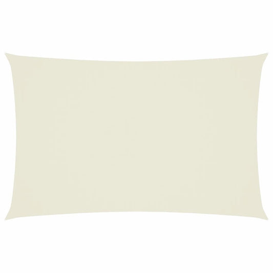 Sunshade Sail Oxford Fabric Rectangular 2x4.5 m Cream Sunshade Sail Oxford Fabric Rectangular 2x4.5 m Cream