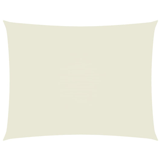 Sunshade Sail Oxford Fabric Rectangular 2.5x4 m Cream Sunshade Sail Oxford Fabric Rectangular 2.5x4 m Cream