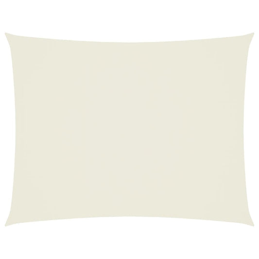Sunshade Sail Oxford Fabric Rectangular 3x4.5 m Cream Sunshade Sail Oxford Fabric Rectangular 3x4.5 m Cream