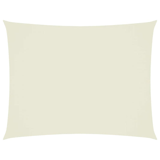 Sunshade Sail Oxford Fabric Rectangular 3x6 m Cream Sunshade Sail Oxford Fabric Rectangular 3x6 m Cream