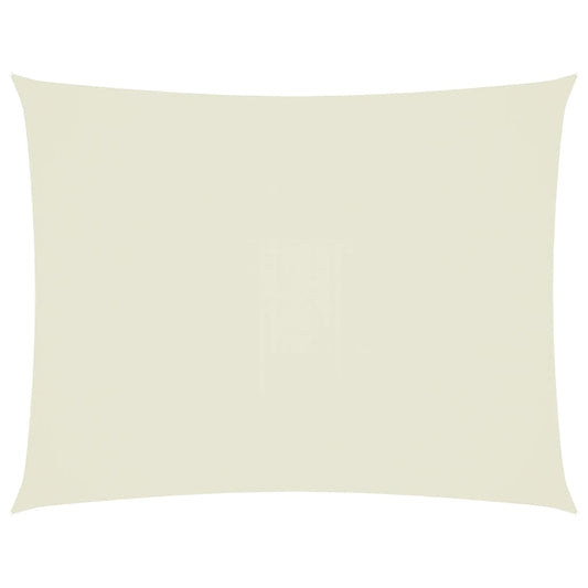Sunshade Sail Oxford Fabric Rectangular 4x5 m Cream Sunshade Sail Oxford Fabric Rectangular 4x5 m Cream