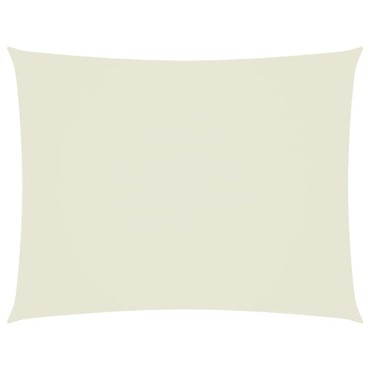 Sunshade Sail Oxford Fabric Rectangular 5x7 m Cream Sunshade Sail Oxford Fabric Rectangular 5x7 m Cream