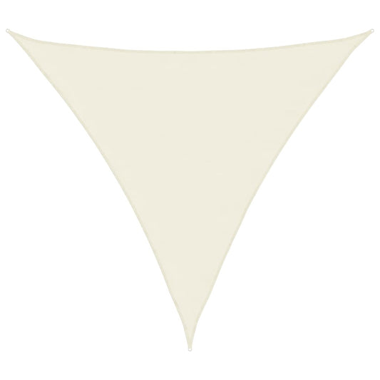 Sunshade Sail Oxford Fabric Triangular 4.5x4.5x4.5 m Cream Sunshade Sail Oxford Fabric Triangular 4.5x4.5x4.5 m Cream