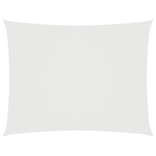 Sunshade Sail Oxford Fabric Rectangular 2.5x3.5 m White Sunshade Sail Oxford Fabric Rectangular 2.5x3.5 m White