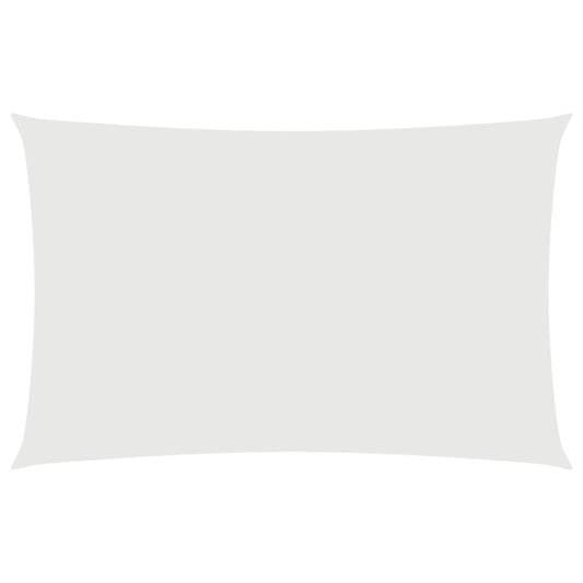 Sunshade Sail Oxford Fabric Rectangular 4x7 m White Sunshade Sail Oxford Fabric Rectangular 4x7 m White