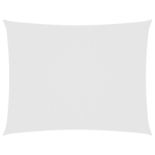 Sunshade Sail Oxford Fabric Rectangular 5x6 m White Sunshade Sail Oxford Fabric Rectangular 5x6 m White