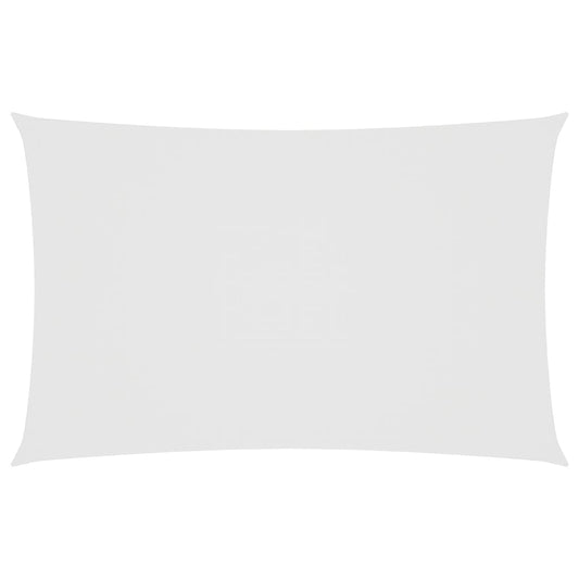 Sunshade Sail Oxford Fabric Rectangular 5x8 m White Sunshade Sail Oxford Fabric Rectangular 5x8 m White