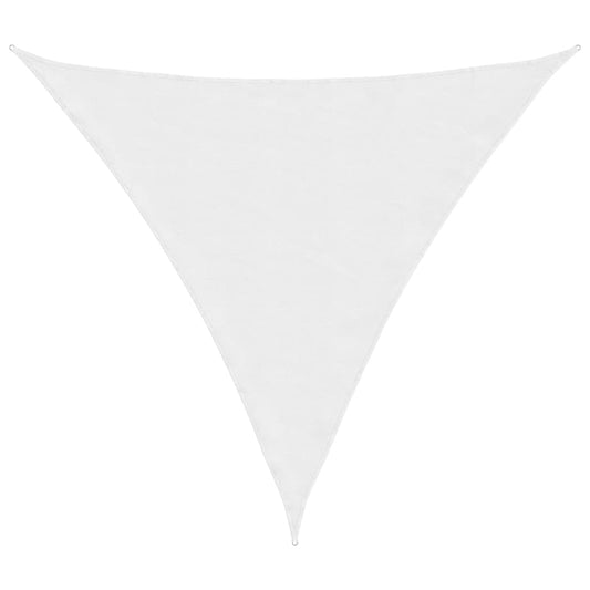 Sunshade Sail Oxford Fabric Triangular 4.5x4.5x4.5 m White Sunshade Sail Oxford Fabric Triangular 4.5x4.5x4.5 m White