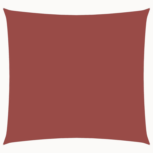 Sunshade Sail Oxford Fabric Square 6x6 m Terracotta Sunshade Sail Oxford Fabric Square 6x6 m Terracotta